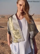 Alembika Shimmer Striped Kimono-EJ408S