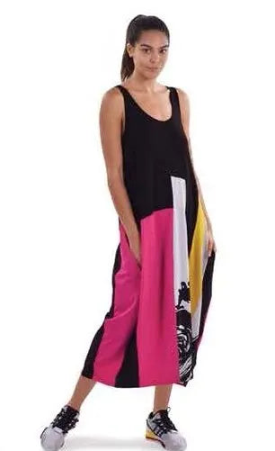 Alembika Sleeveless Color Block Dress-TD103M