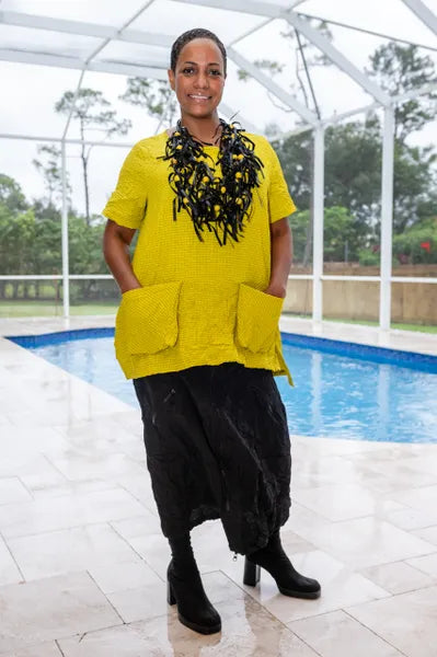 Kozan Black Crush Astrid Skirt-IL-3295-BLKCRS