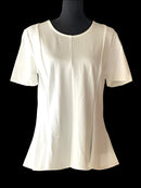 By JJ Fitted Flounce Top-PT-110