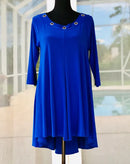 Sun Kim Fashion Forward Grommet Tunic-SK180