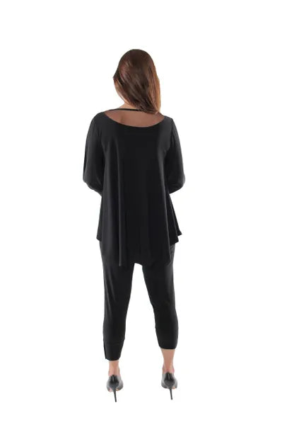 IC Collection Semi-Sheer Dressy Tunic- IC-1027T
