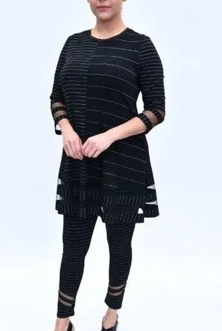 IC Collection Pin Stripe Tunic | Unique Apparel USA