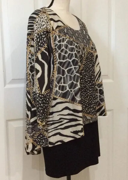 Joseph Ribkoff Animal Print Tunic-JR-203585