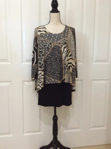 Joseph Ribkoff Animal Print Tunic-JR-203585