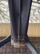 Gardy Rhinestone Covered Ankle Legging-692