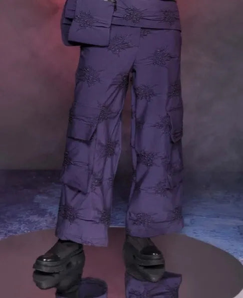 Kozan Plum Leaf Aliza Pant-IL-3310-PLMLEAF