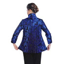 IC Collection Jacquard Button Front Jacket-IC-1514J
