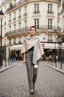 Joseph Ribkoff Faux Fur Cape Sweater Style-JR-213944