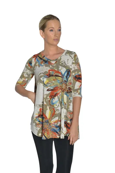 IC Collection Modern Art Print Tunic | Unique Apparel USA