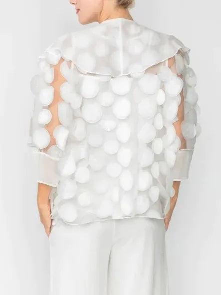 IC Collection Asymmetric Spiral Open Jacket-IC-4695J