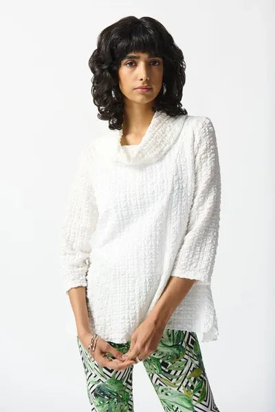 Joseph Ribkoff Woven Jacquard Flared Tunic-242120