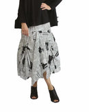 IC Collection Newspaper Fashion Forward Skirt-IC-2099S