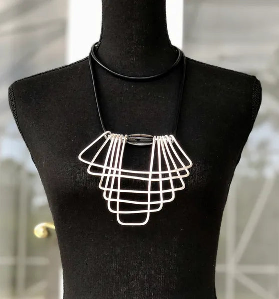 Artisan Silver Athena Necklace-NKL312-B