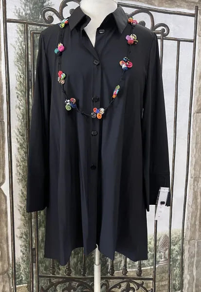 IC Collection Button Down With Back Zipper Jacket/Top-IC-3815J
