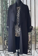 IC Collection Long Open Front Jacket-IC-4585J