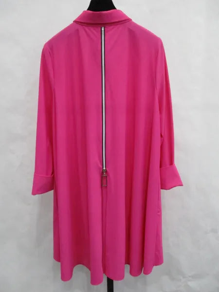 IC Collection Button Down With Back Zipper Jacket/Top-IC-3815J