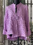 IC Collection Asymmetrical One Button Jacket-IC-4507J