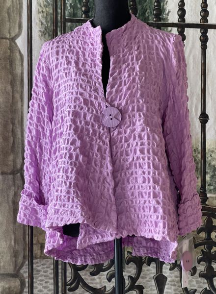 IC Collection Asymmetrical One Button Jacket-IC-4507J