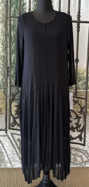 IC Collection Comfy Sheer Long Tunic/ Dress-IC-3753D