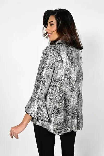 Frank Lyman Shimmer Button Down Jacket-229282