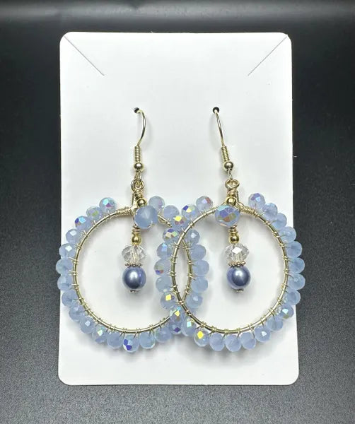 Handmade Artisan Boho Hoop Earring-C113