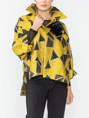 IC Collection Geo High Low Cardigan Jacket-IC-6755J