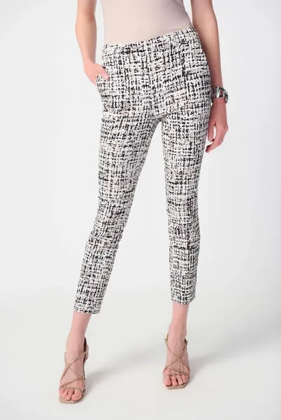 Joseph Ribkoff Abstract Print Millennium Pull-On Pants | Unique Apparel USA