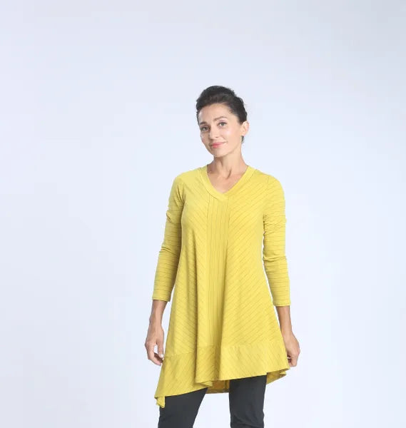 IC Collection V-Neck Print Tunic-IC-4078T