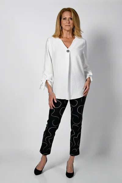 Frank Lyman Print Pant-236295