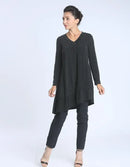 IC Collection V-Neck Print Tunic-IC-4078T