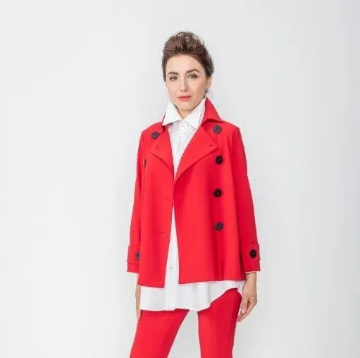 IC Collection Double-Breasted Jacket-IC-5545J