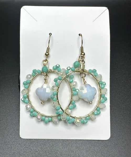 Handmade Artisan Boho Hoop Earring-C113