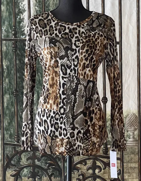 IC Collection Mixed Square Tunic-IC-4537T
