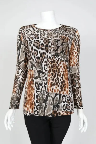 IC Collection Mixed Square Tunic-IC-4537T