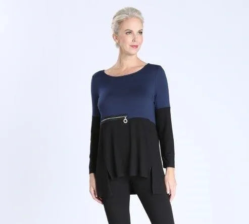 IC Collection Comfy Color Block Tunic-IC-2461T