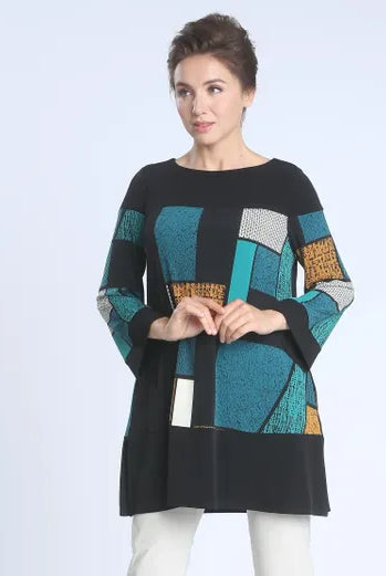 IC Collection Delia Print Tunic | Unique Apparel USA
