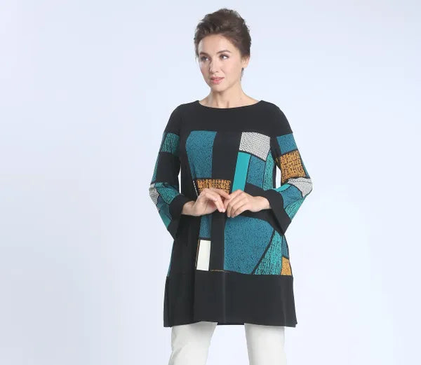 IC Collection Delia Print Tunic-IC-4075T