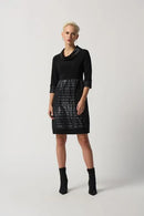 Joseph Ribkoff Stand Collar Cocoon Dress-233158