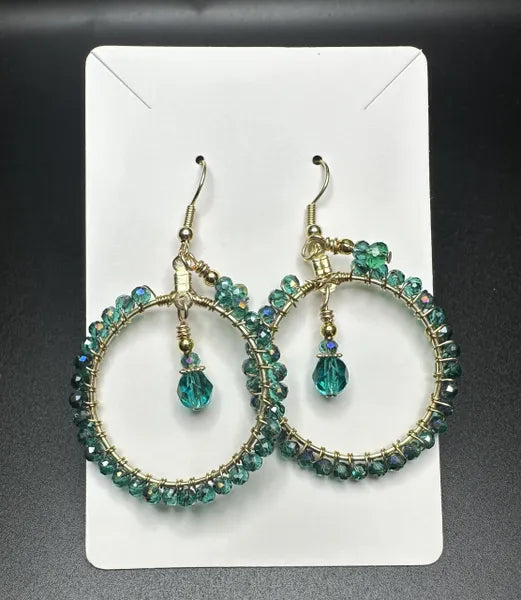 Handmade Artisan Boho Hoop Earring-C113