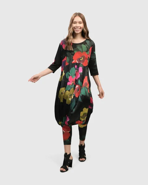 Alembika Garden Poppy Relaxed Dress-SD523G