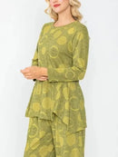 IC Collection Polka Dot Merrow Top-IC-6971T