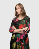 Alembika Garden Poppy Relaxed Dress-SD523G