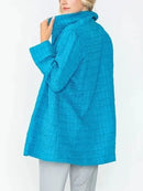 IC Collection Solid Jacquard Jacket-IC-6290J