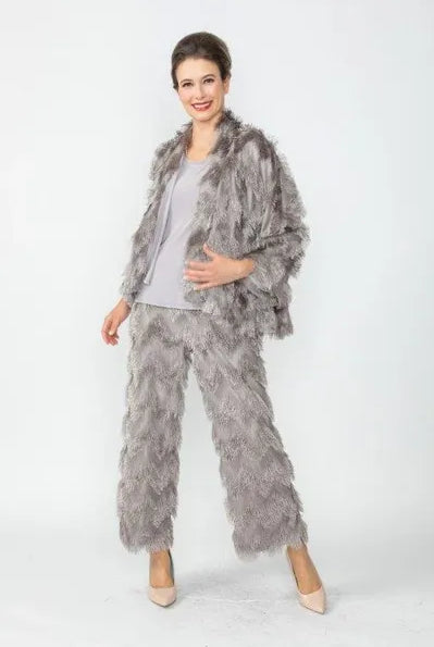 IC Collection Wave Feather Jacket | Unique Apparel USA