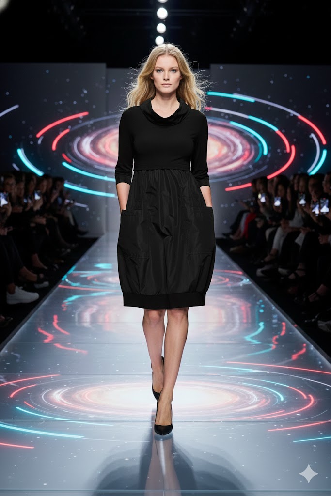 Joseph Ribkoff Cocoon Dress - Core Colors-173444NOS