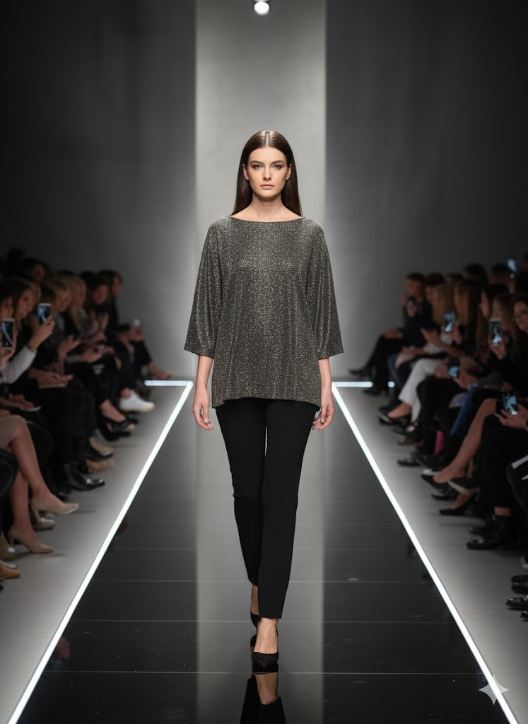 IC Collection Banteau Neck Tunic-IC-3335T