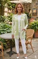By JJ Green Garden Geometric Cardigan-SF-244P
