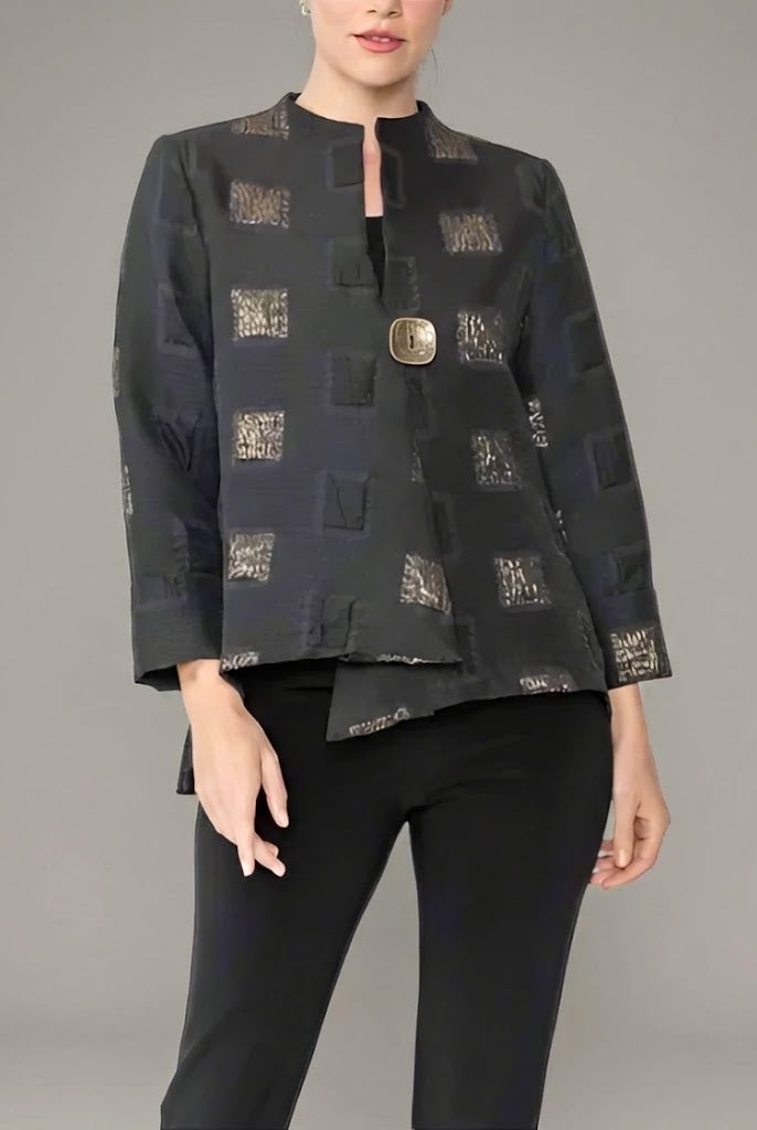 IC Collection Hi Fashion Asymmetric Lightweight Jacket | Unique Apparel USA