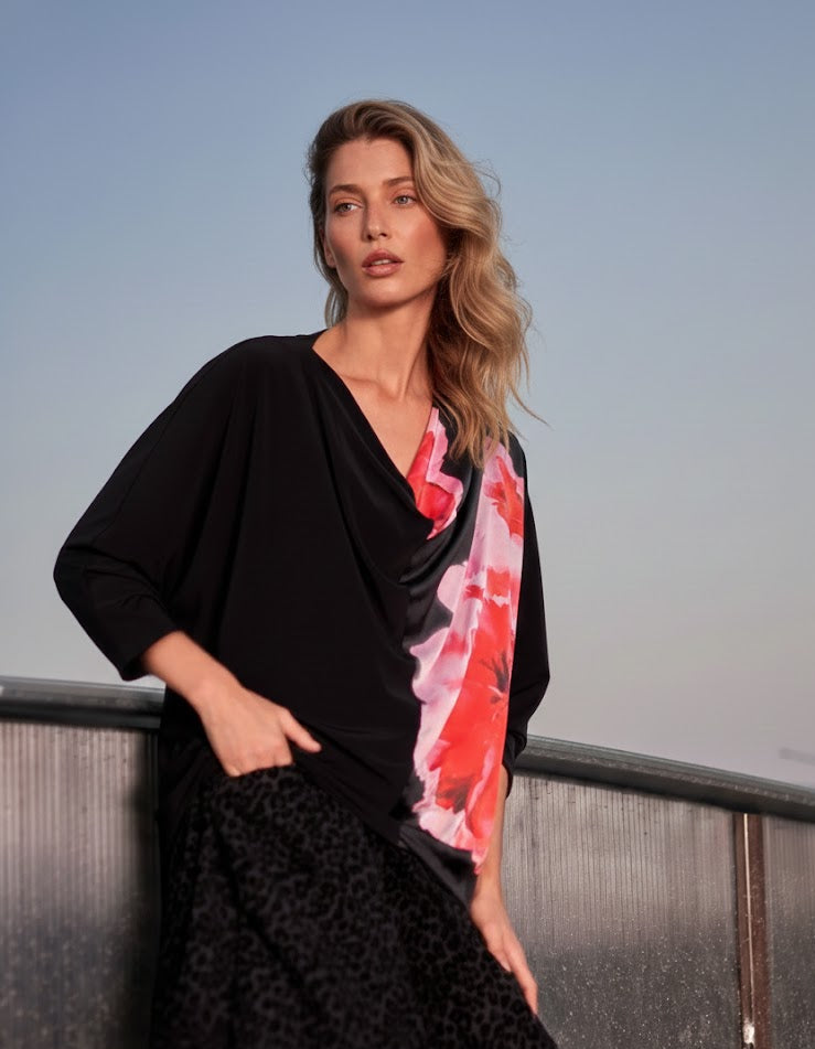 Alembika Perle Draped Top-ET746M